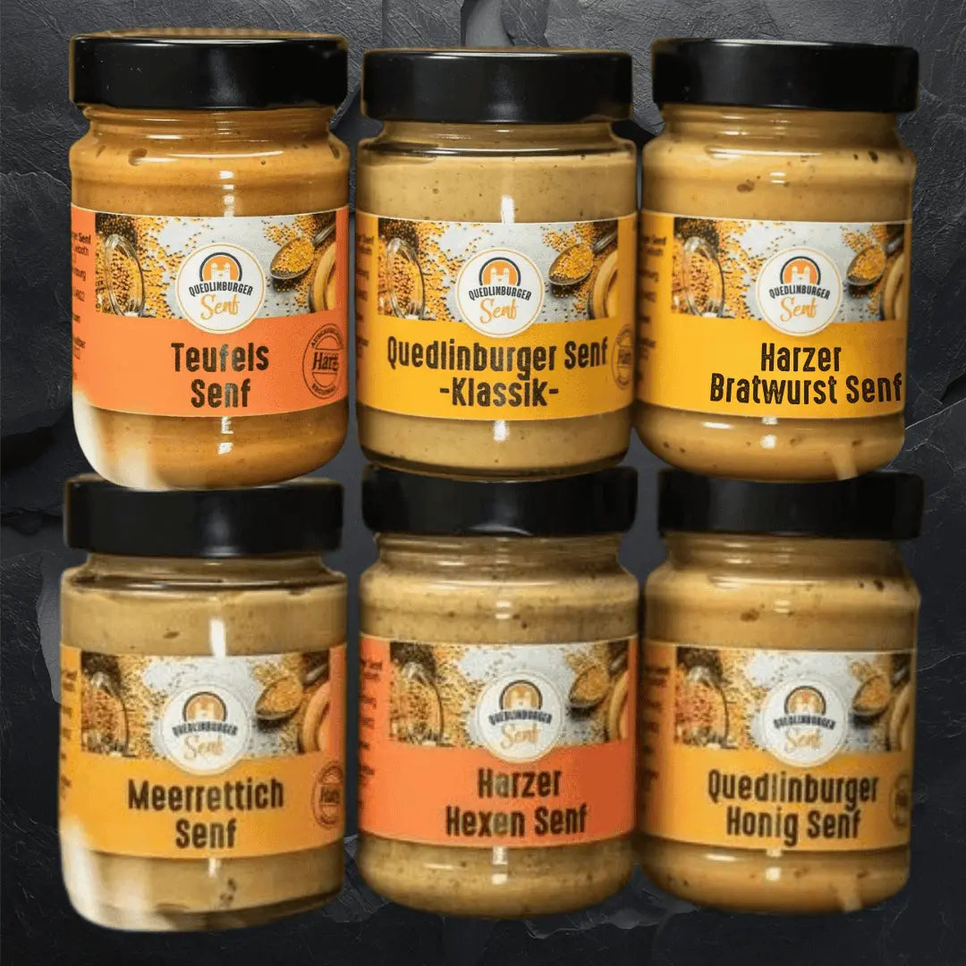 6er Senf Favoriten Bundle (6×190 ml) - versandkostenfrei - senf - shop.com