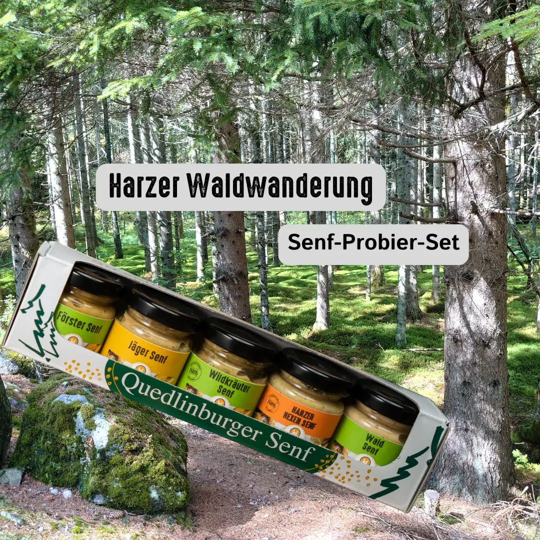 Harzer Waldwanderung - Probier-Senf-Set senf-shop.com