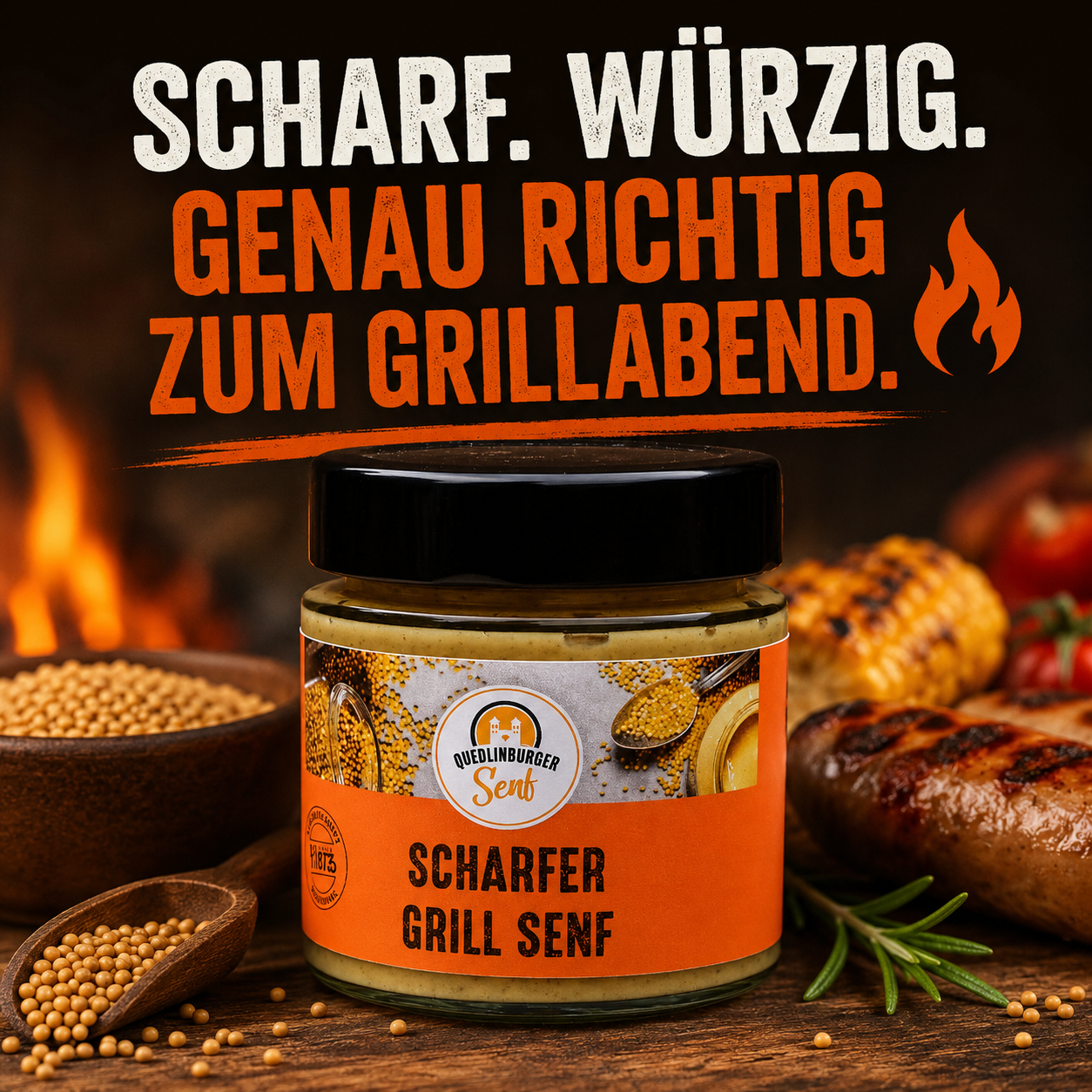 Profi-Feuer WM-Grillabend