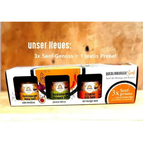Großes Senf - Starter - Bundle – Klassik & Teufels + Senferlebnis + 3+1 Set - senf - shop.com