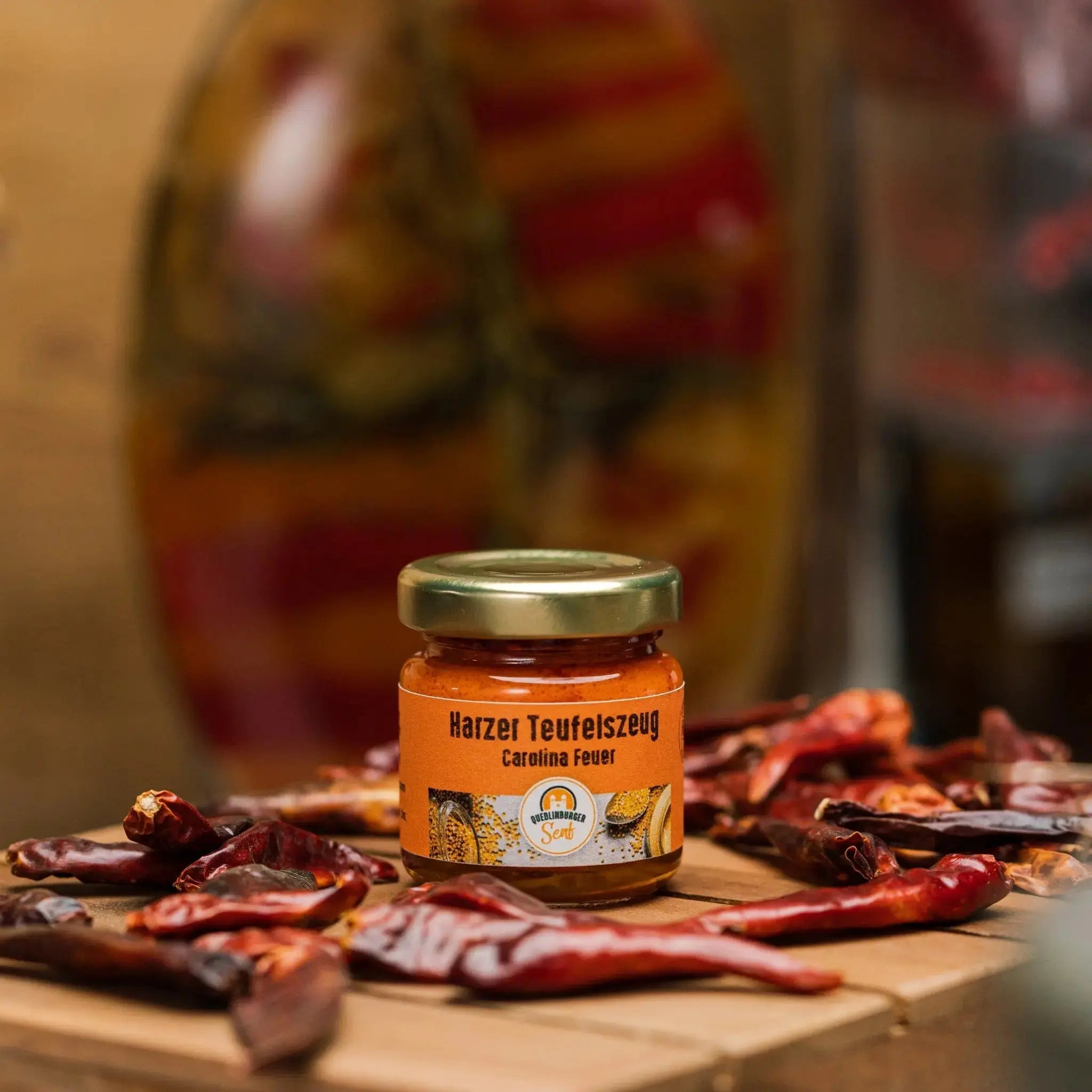 Harzer Teufelszeug - Carolina Reaper – die scharfe Chili - Würzpaste mit Charakter 🔥🌶️ - senf - shop.com