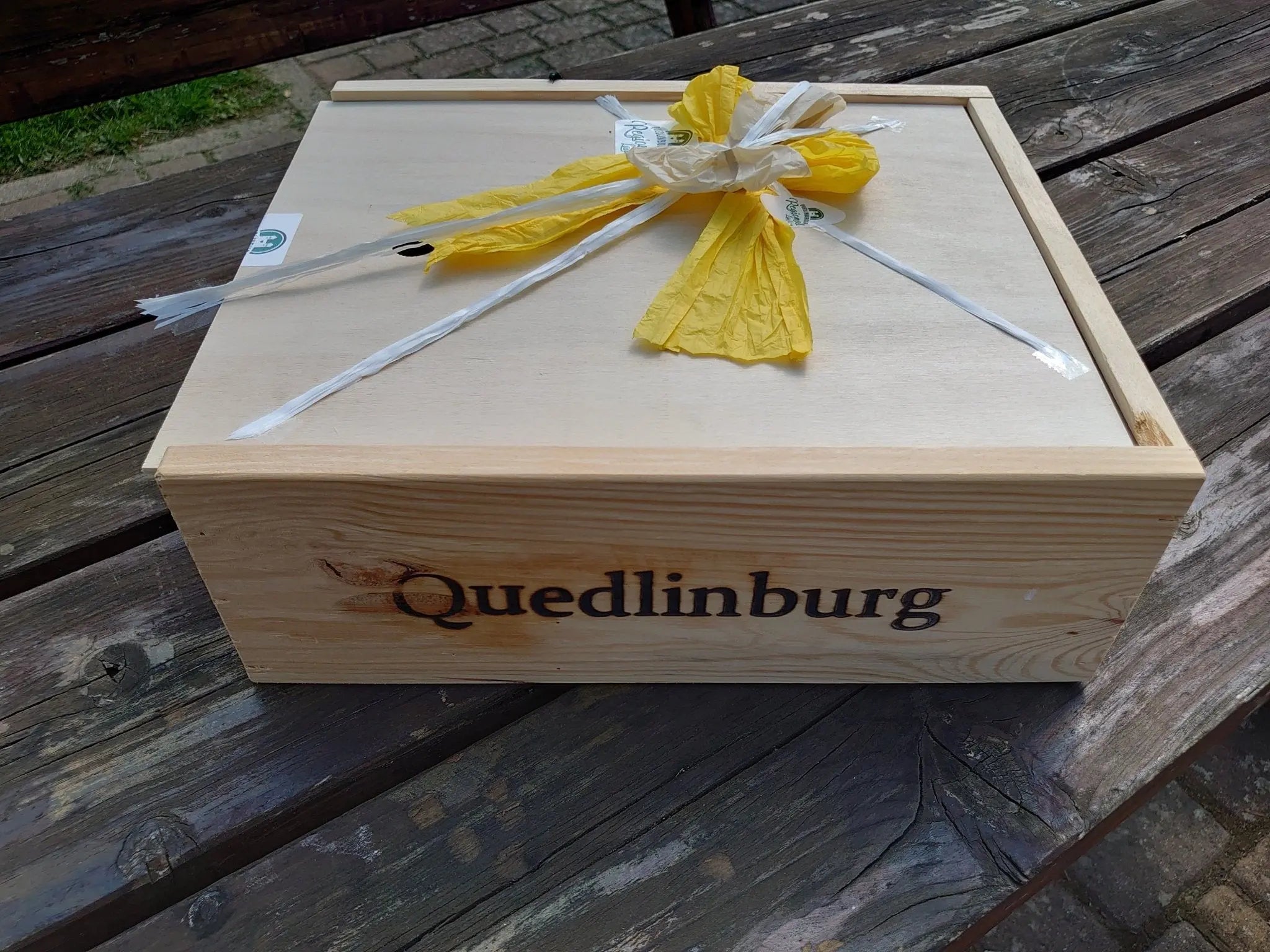 Harzer Wurst - Liebe Holzkiste - senf - shop.com