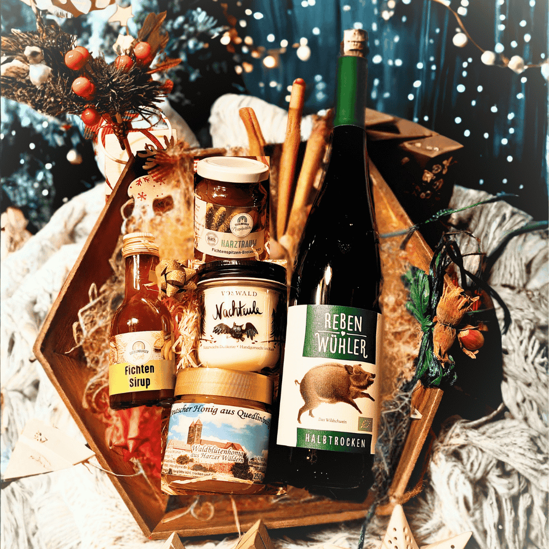 Geschenkkorb „Wald-Liebe“ – Harzer Genuss für Naturfreunde