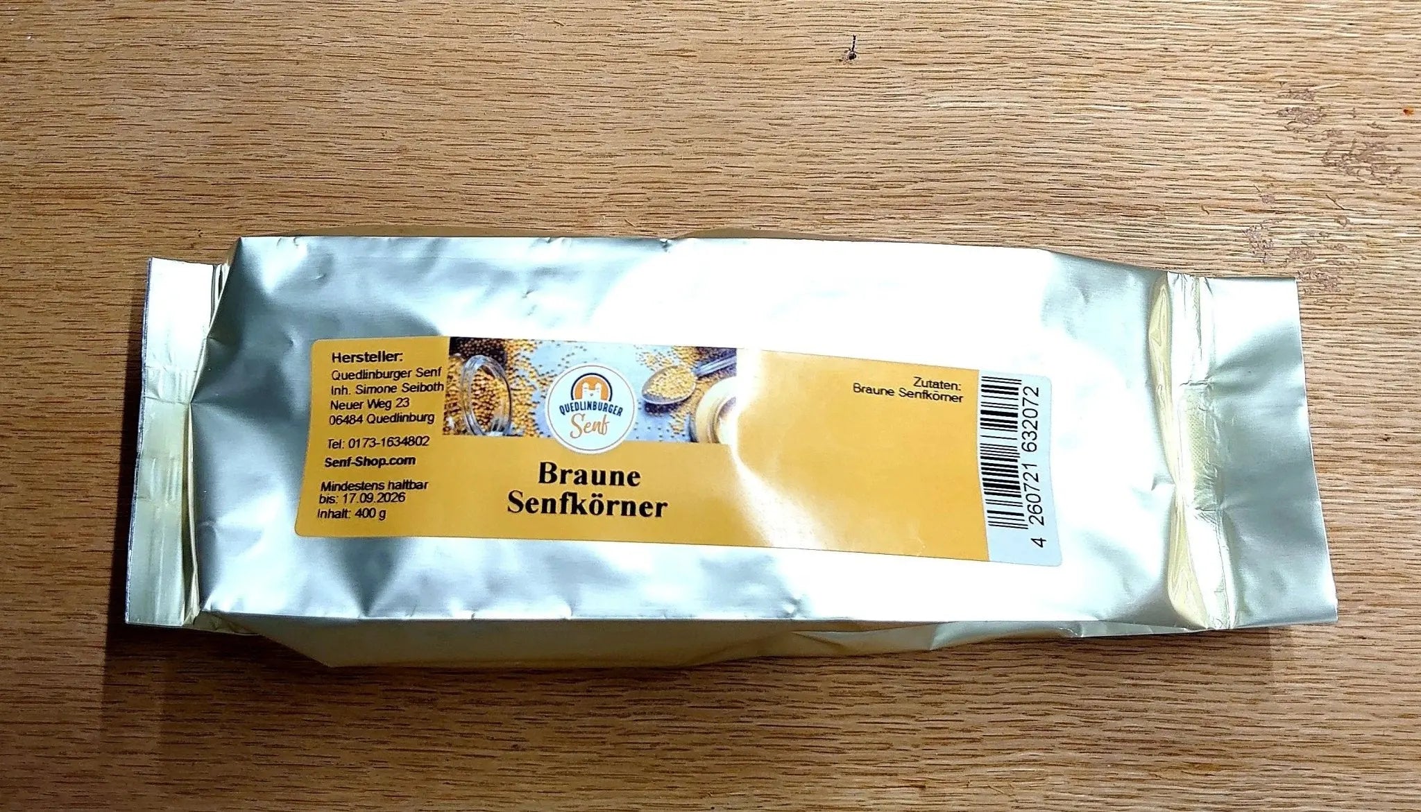 schwarze Senfsaat 400g - senf - shop.com