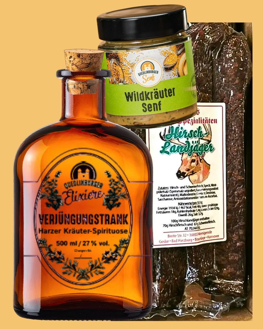 Wildes Kräuter – Genuss - Set - senf - shop.com