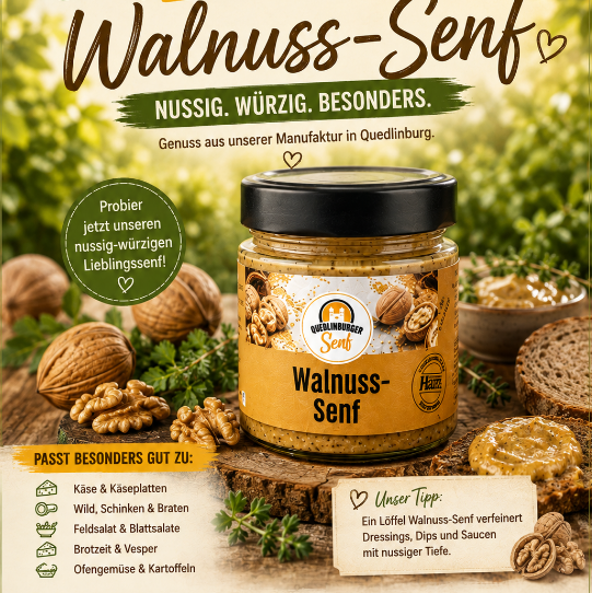 Walnuss-Senf ist lecker!