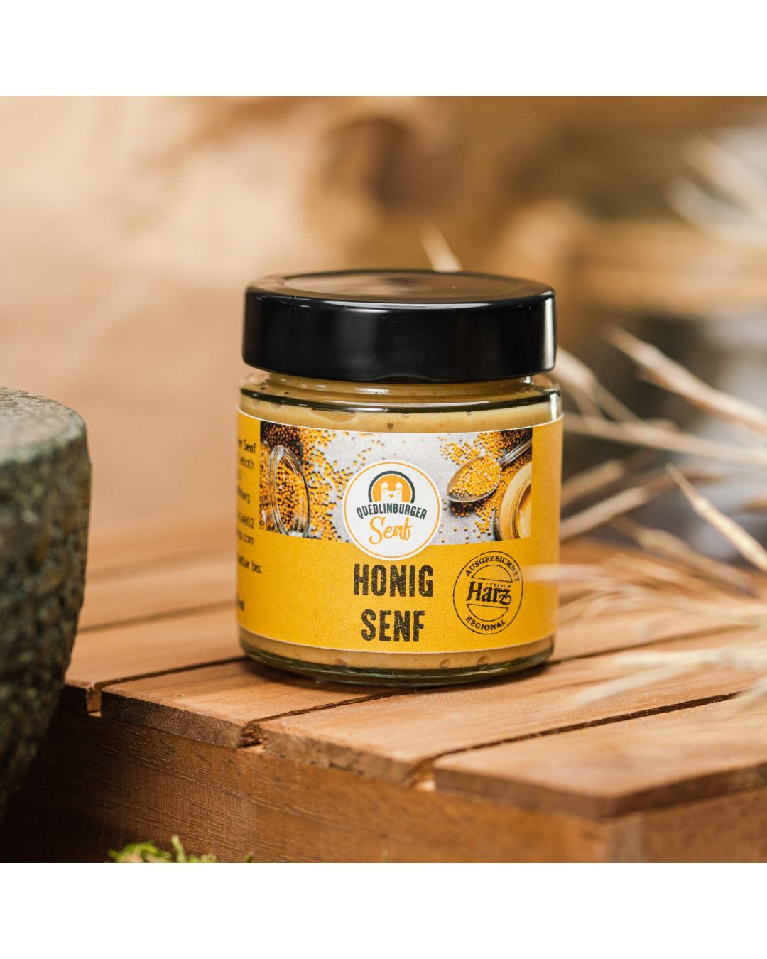 Süsser Honig-Senf aus dem Harz: zuckerfrei - mit dezenter Schärfe - senf-shop.com