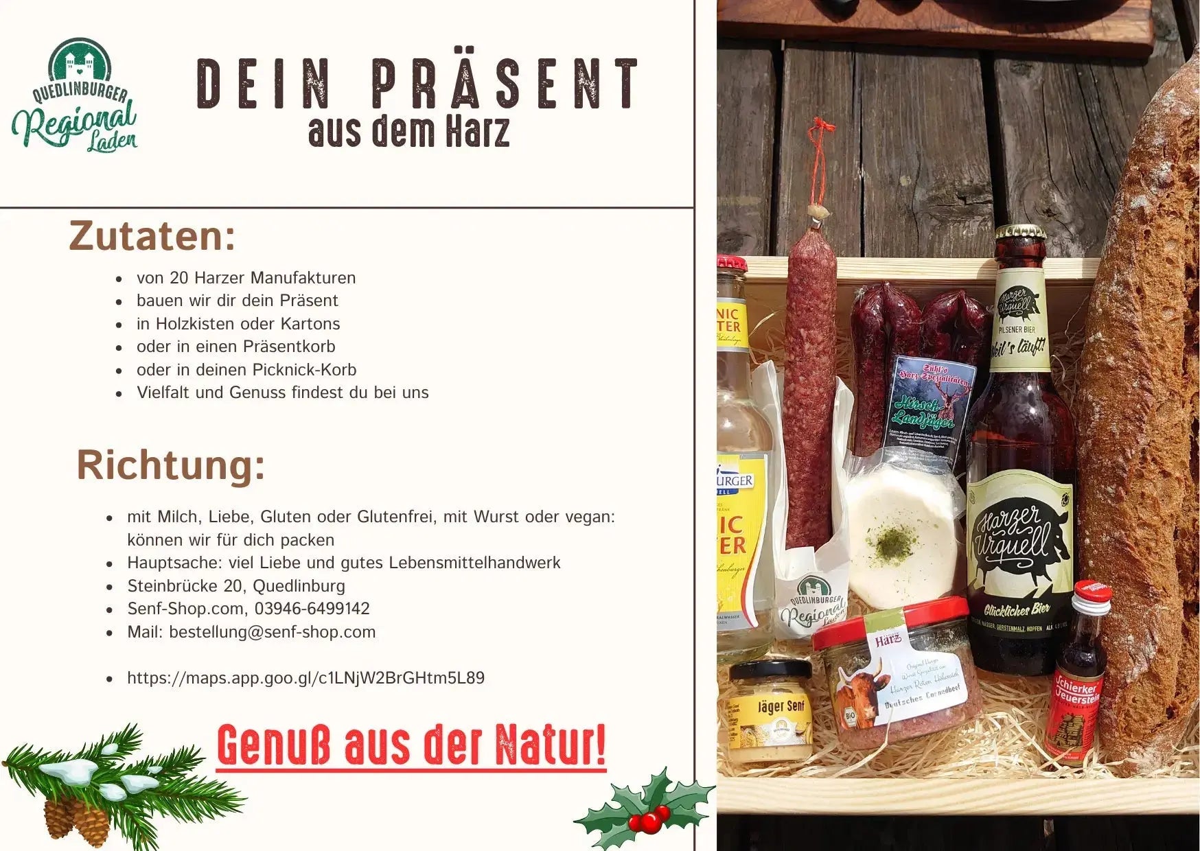 Unser Regionalladen präsentiert Harzer Geschmack - senf-shop.com