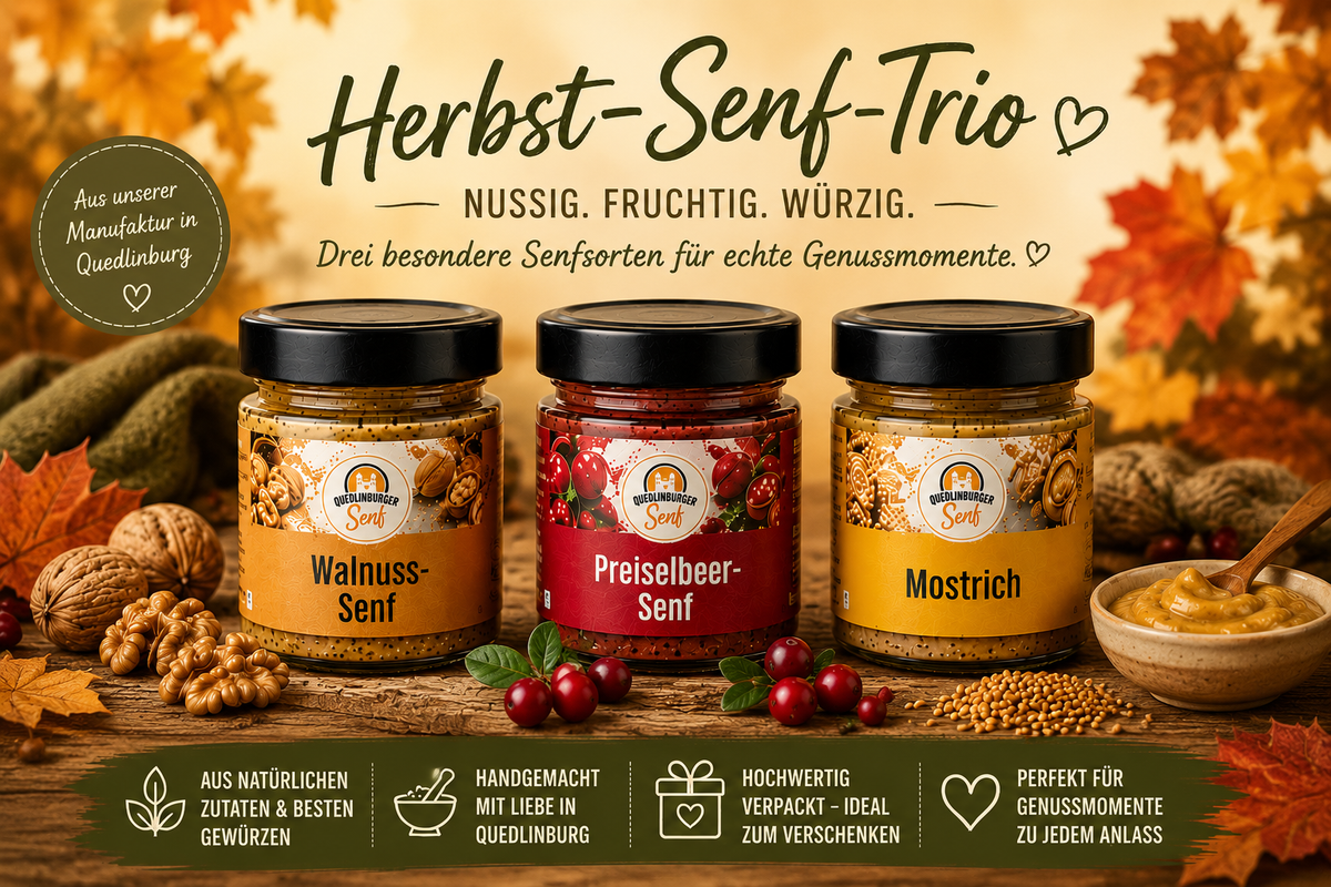 Herbst-Senf-Trio