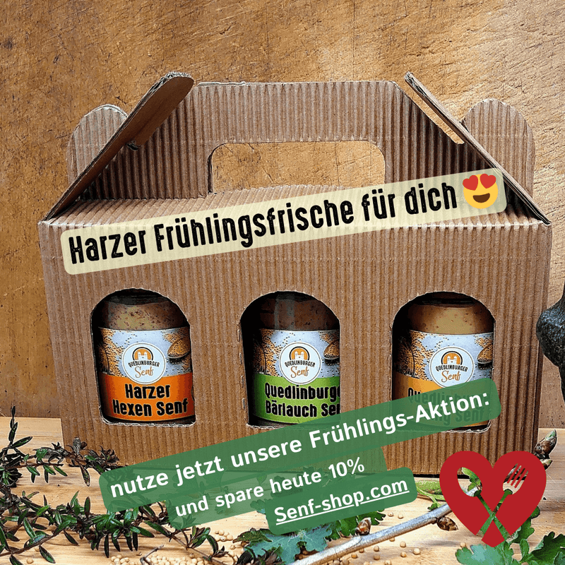 Frühling-Senf        3x Harz senf-shop.com