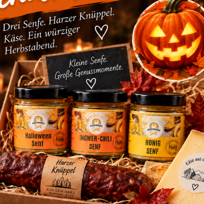 Halloween-Genuss-Paket für 39€ mit Harzer Knüppel und Käse