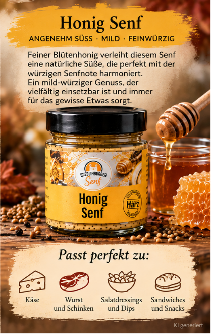 Halloween-Geschmack mit Honig-Senf
