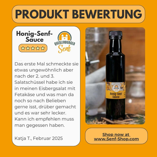 Honig-Senf-Sauce