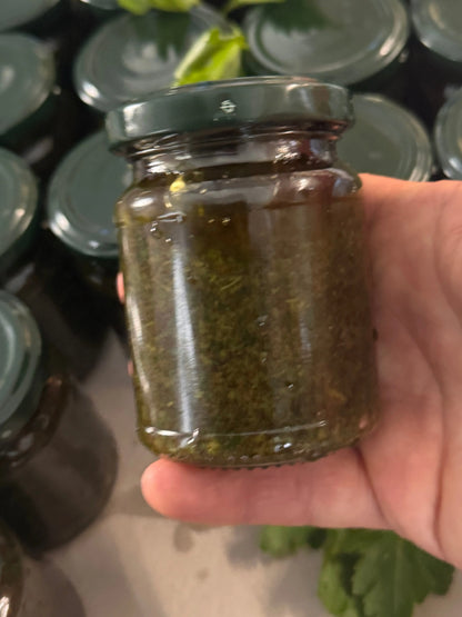 Pesto - mit Salbei oder Garten-Kräutern 