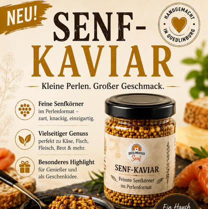 Senf-Kaviar: kleine Perlen - großer Geschmack