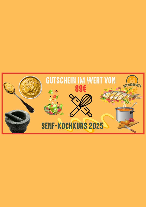 Gutschein Senf-Kochkurs 