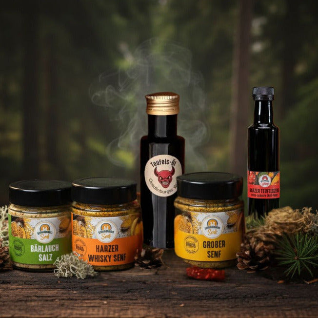 Vatertags-Geschenk mit Chili-Schärfe und Senf-Würze