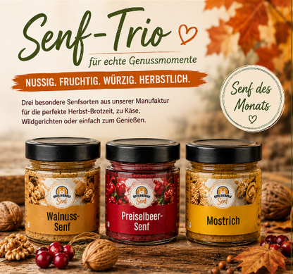 Herbst Senf-Trio
