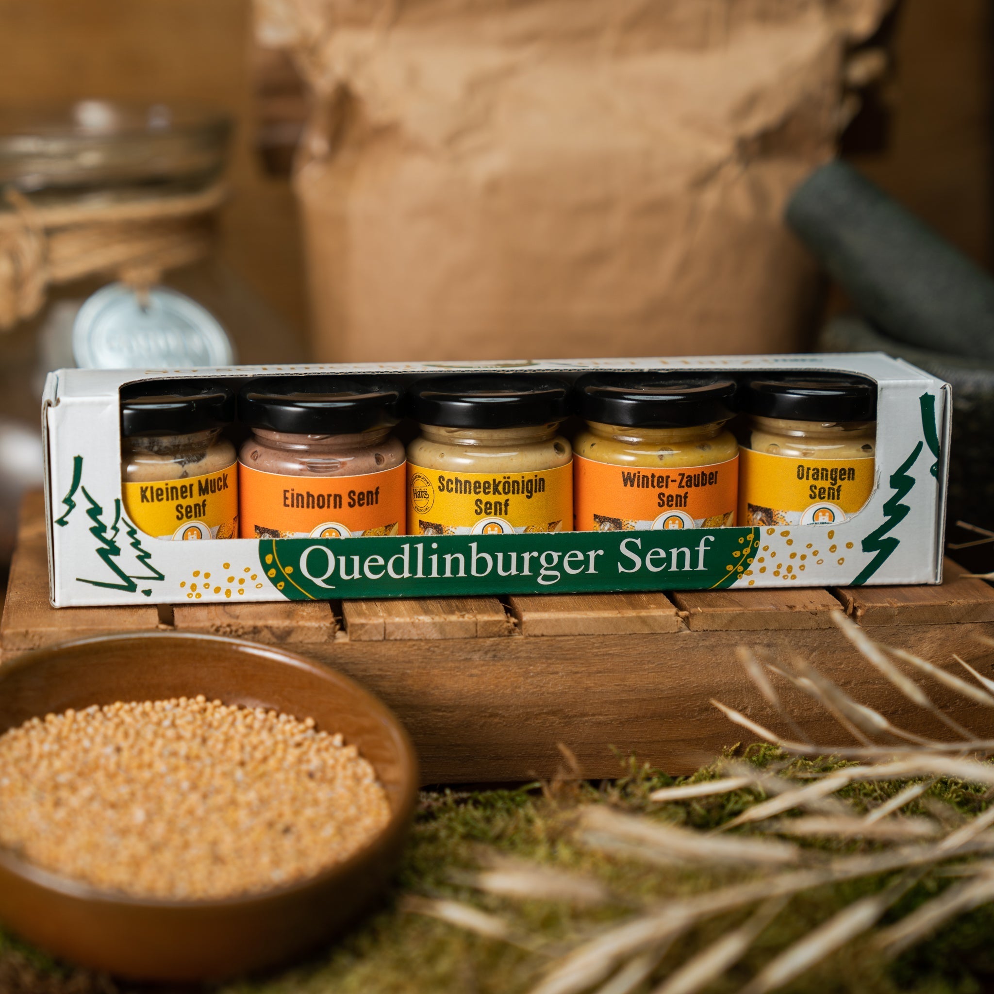 Winterzauber - Set mit Orangen-Senf senf-shop.com