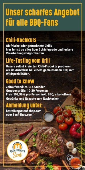 Buchung: Chili - Kochkurs - senf - shop.com