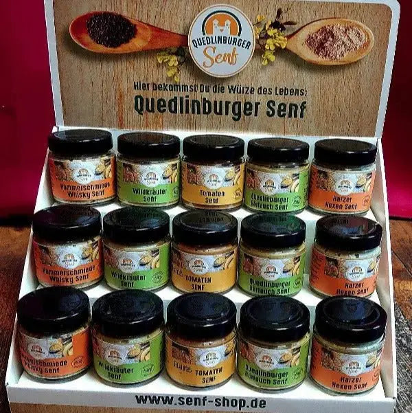Display Quedlinburger Senf - nur für Händler - auf Nachfrage - senf - shop.com