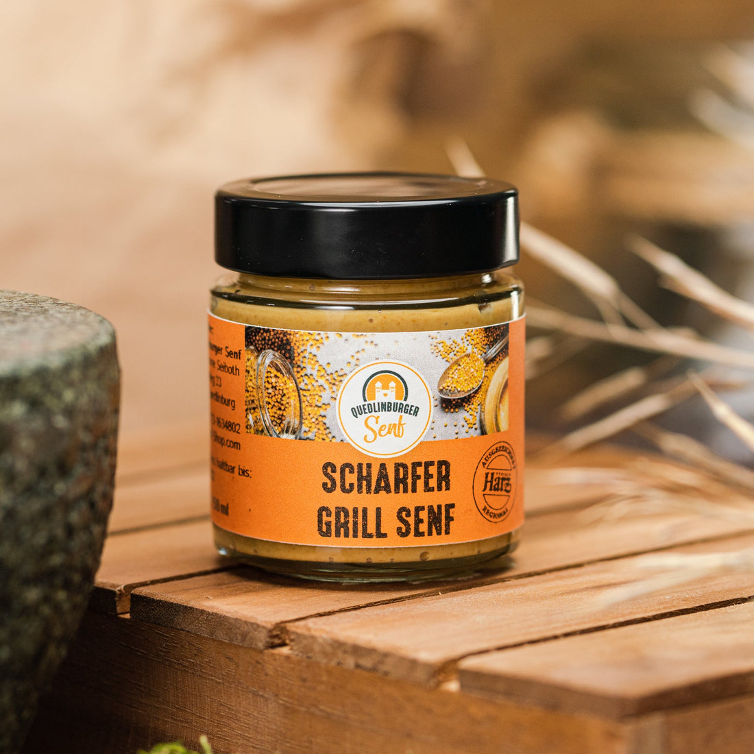Grill - Senf mit Holzlöffel - senf - shop.com