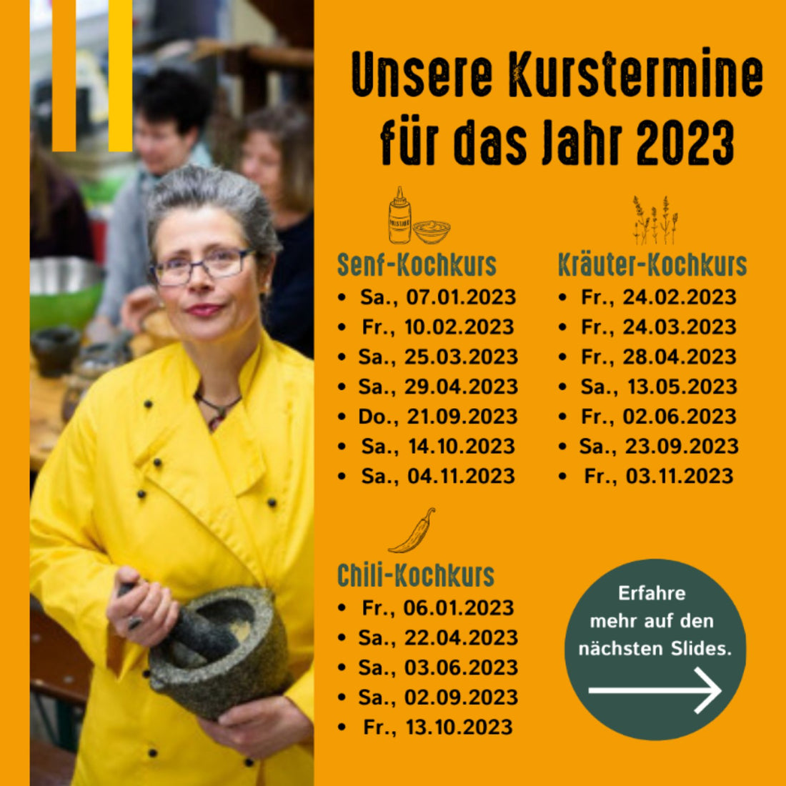 Gutschein Chili - Kochkurs - senf - shop.com
