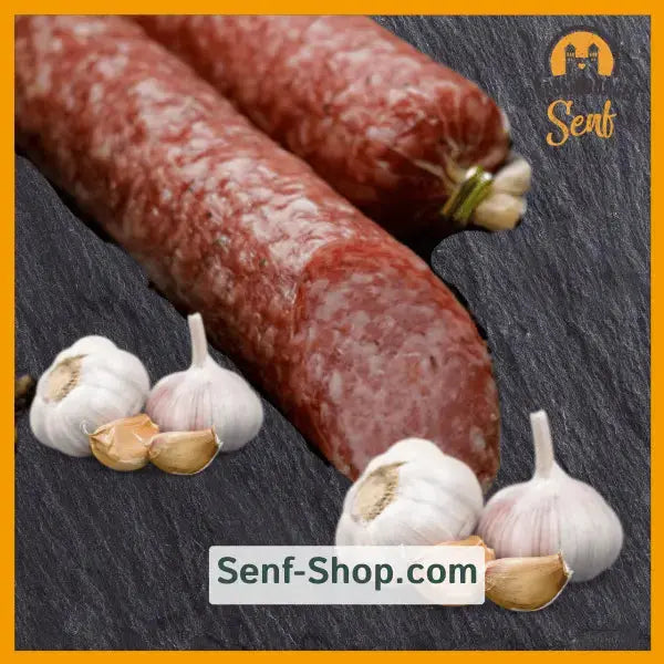 Harzer Knüppel mit Knoblauch im Doppelpack - senf - shop.com