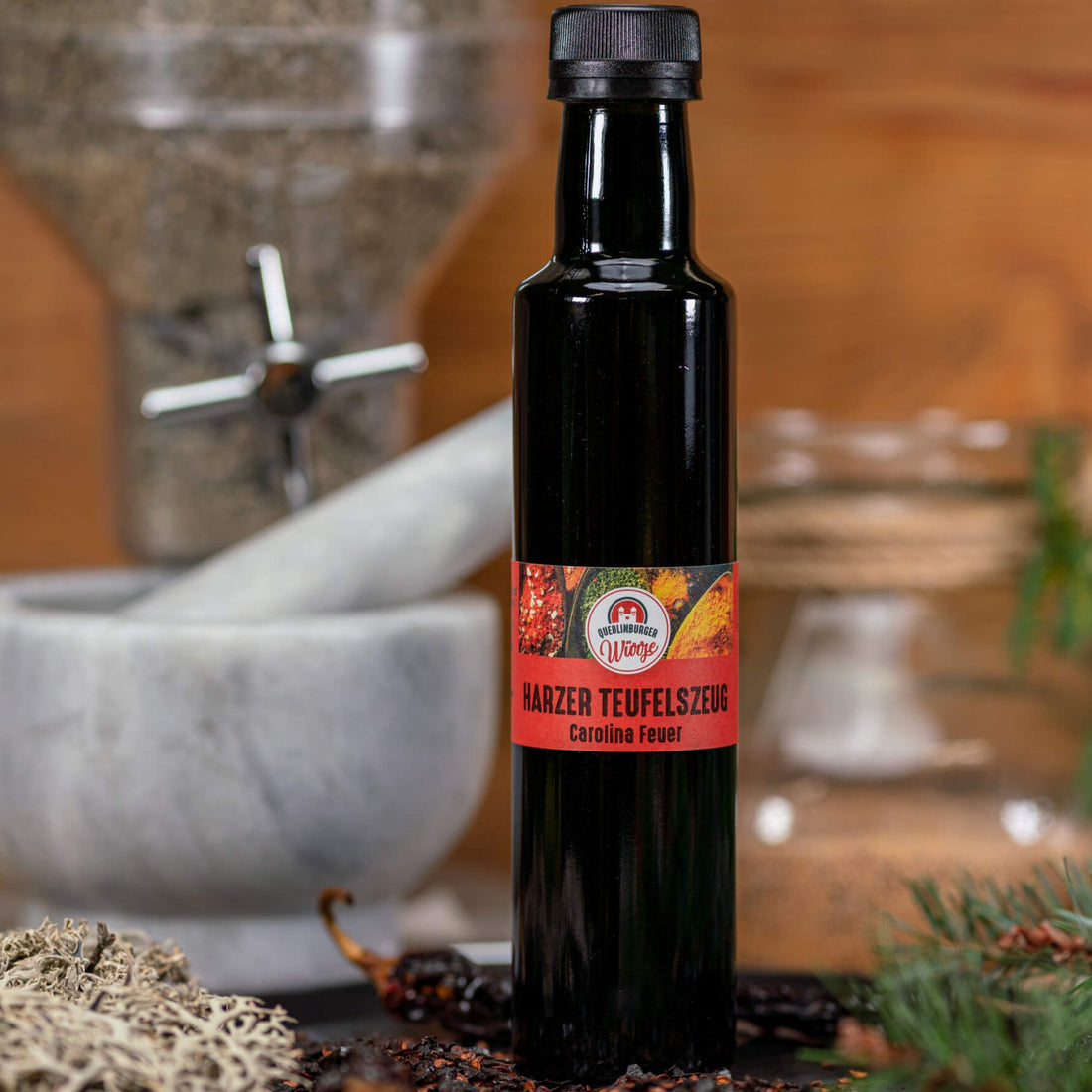 Harzer Teufelszeug Carolina Feuer - senf - shop.com