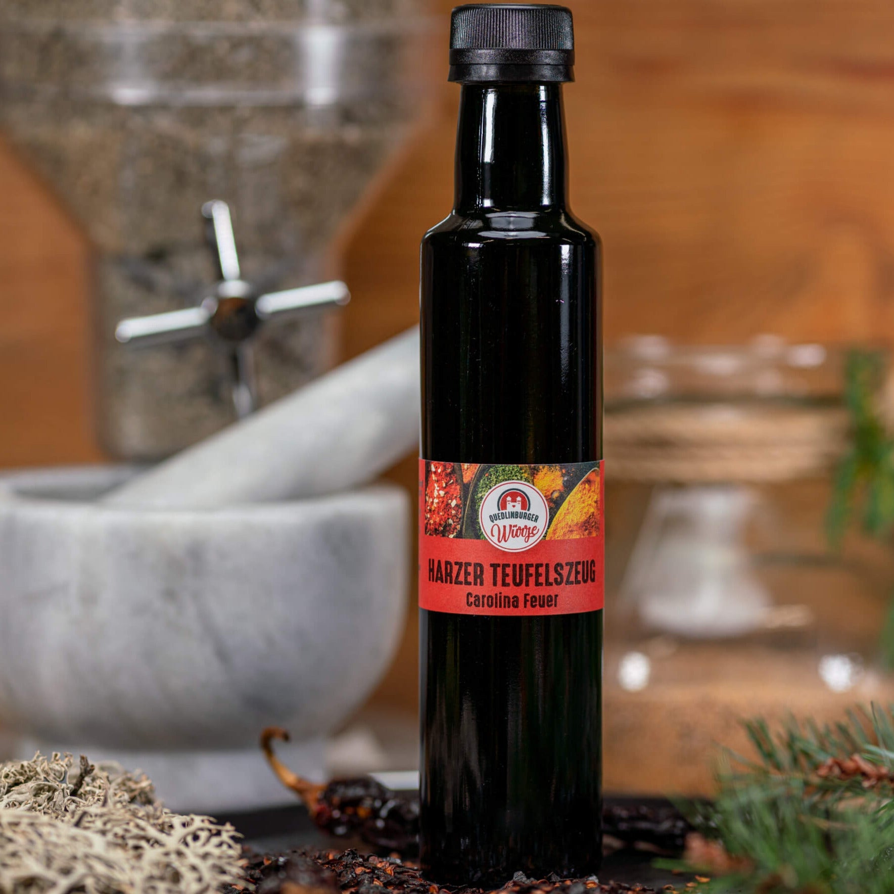 Harzer Teufelszeug Carolina Feuer - senf - shop.com