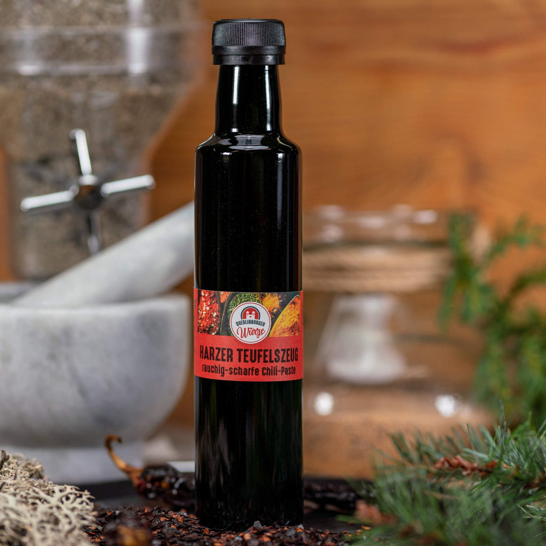 Harzer Teufelszeug, rauchig - senf - shop.com