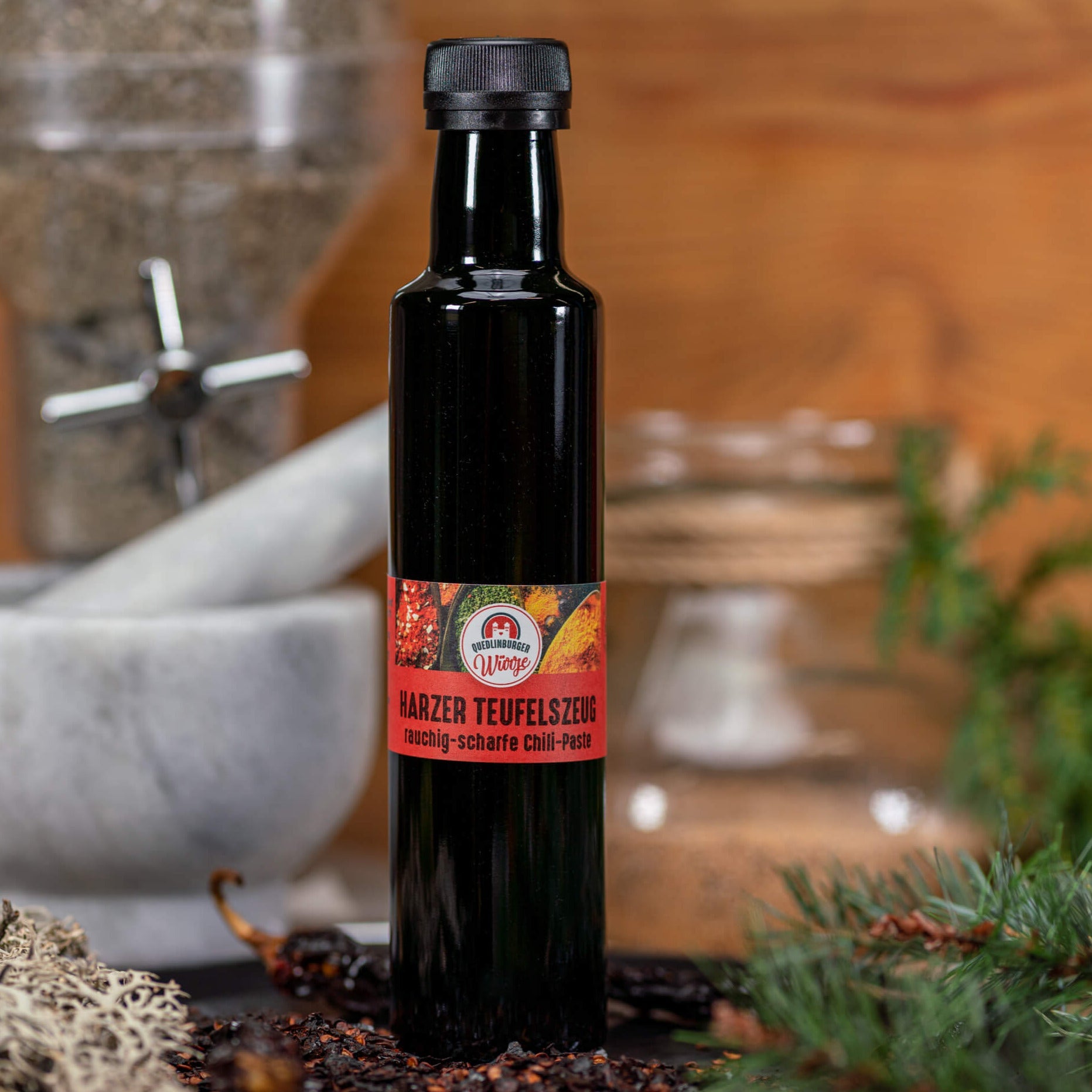 Harzer Teufelszeug, rauchig - senf - shop.com