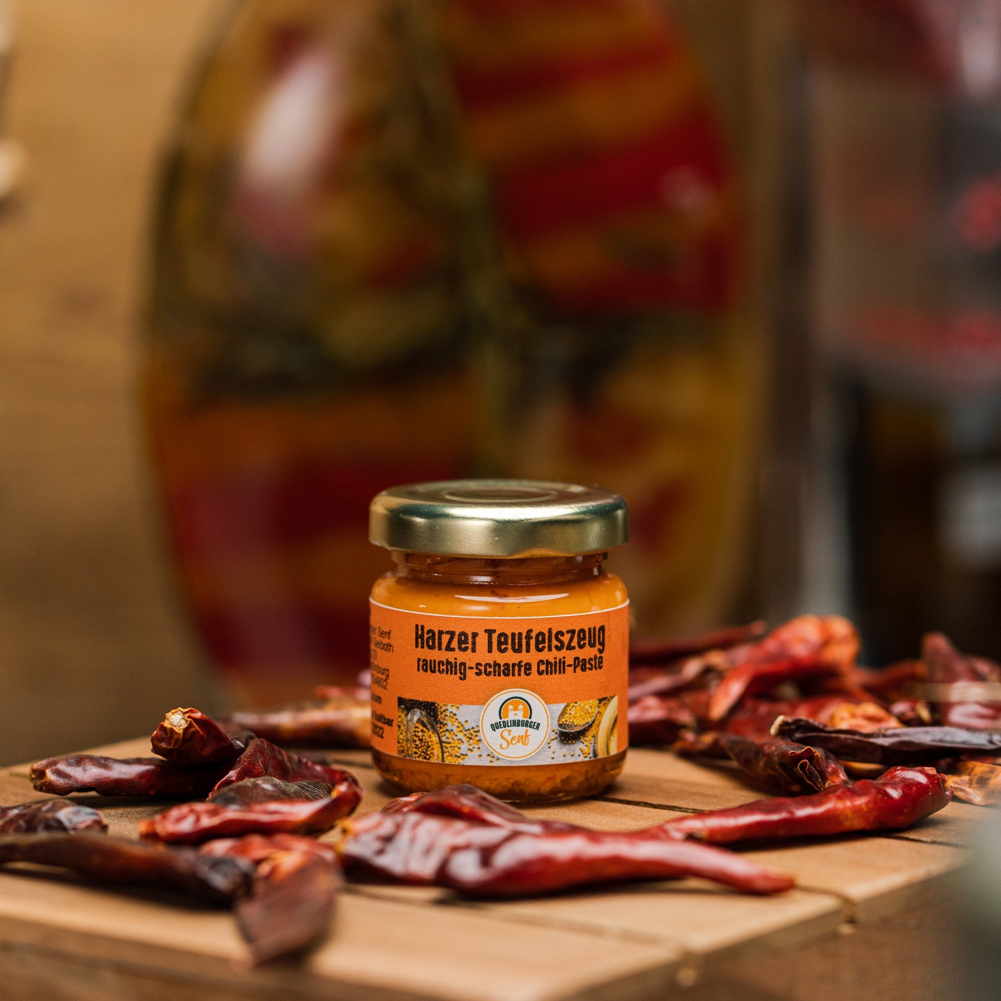 Harzer Teufelszeug, rauchig - senf - shop.com