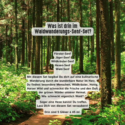Harzer Waldwanderung - Probier - Senf - Set - senf - shop.com