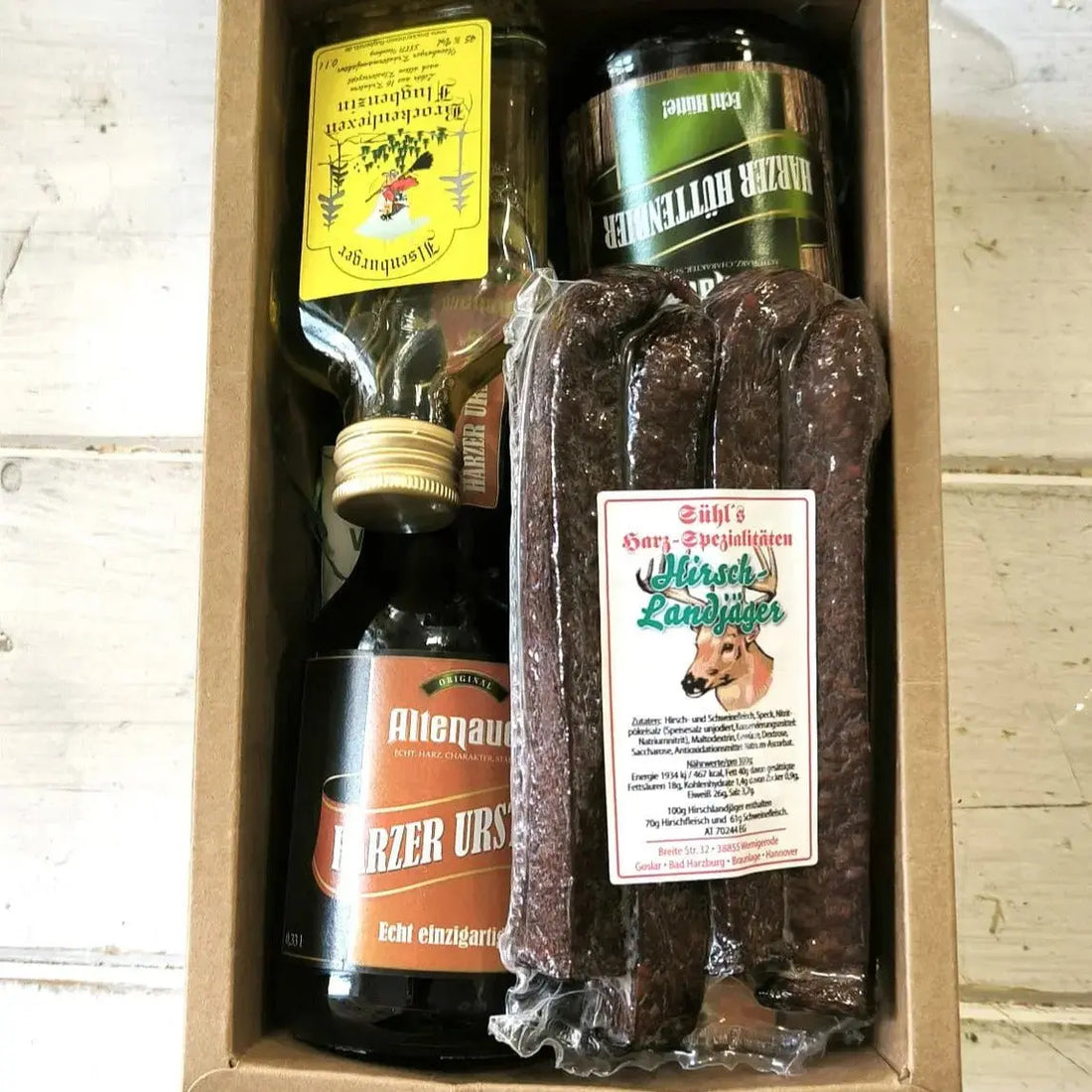 Harzer Wander - Kiste – Genuss &amp; Abenteuer aus dem Harz - senf - shop.com