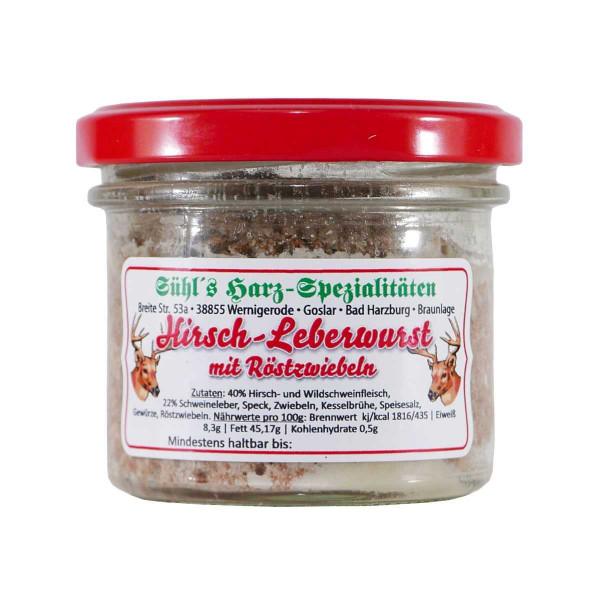 hirschleberwurst im Glas