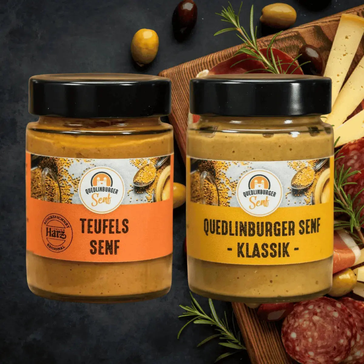 Klassik &amp; Teufels - Senf Bundle (2× 190ml) - senf - shop.com