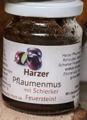 Pflaumenmus mit Schierker Feuerstein – Harzer Spezialität aus der Manufaktur Demmel - senf - shop.com