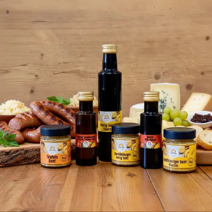 Senf und Saucen aus dem Harz: unser Favoriten - Bundle für BBQ + Grill - senf - shop.com