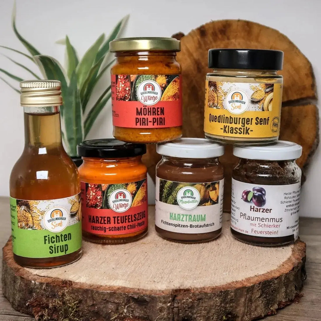 Veganes Spezialitäten - Paket – Harzer Köstlichkeiten aus kleinen Manufakturen - senf - shop.com