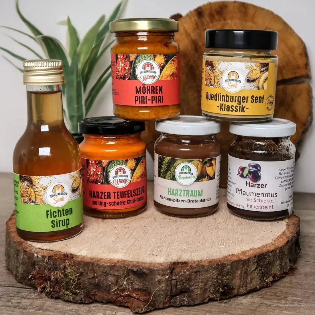 Veganes Spezialitäten - Paket – Harzer Köstlichkeiten aus kleinen Manufakturen - senf - shop.com