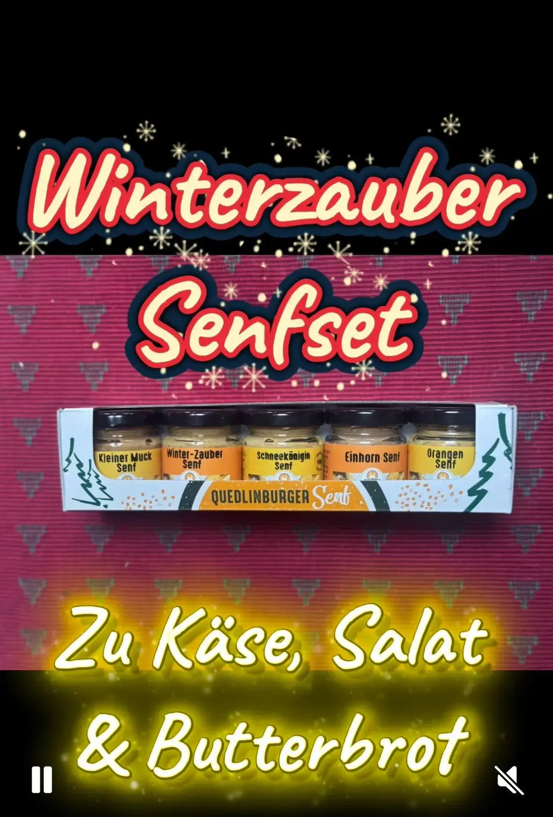 Winterzauber - Set jetzt ohne Schneekönigin - senf - shop.com