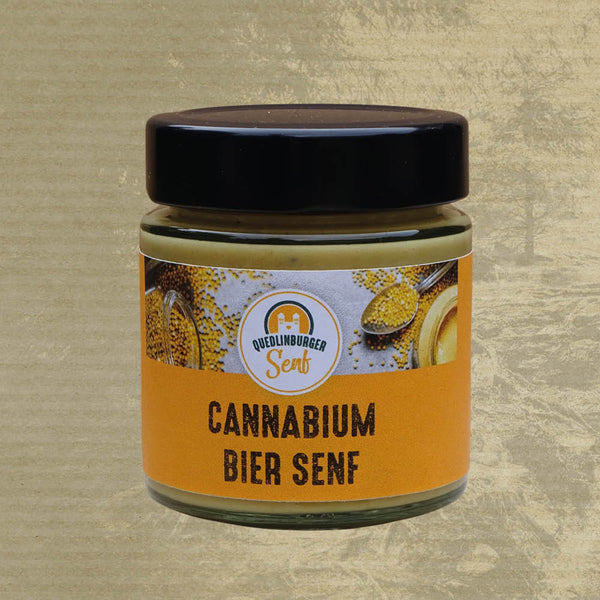 Zum Grillabend perfekt: Cannabium - Bier - Senf - mittelscharf - senf - shop.com