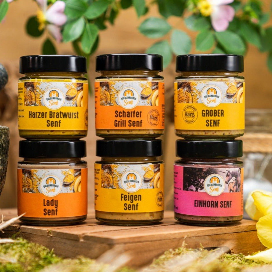 Sommer-Senf-Geschenk +  Holzlöffel senf-shop.com
