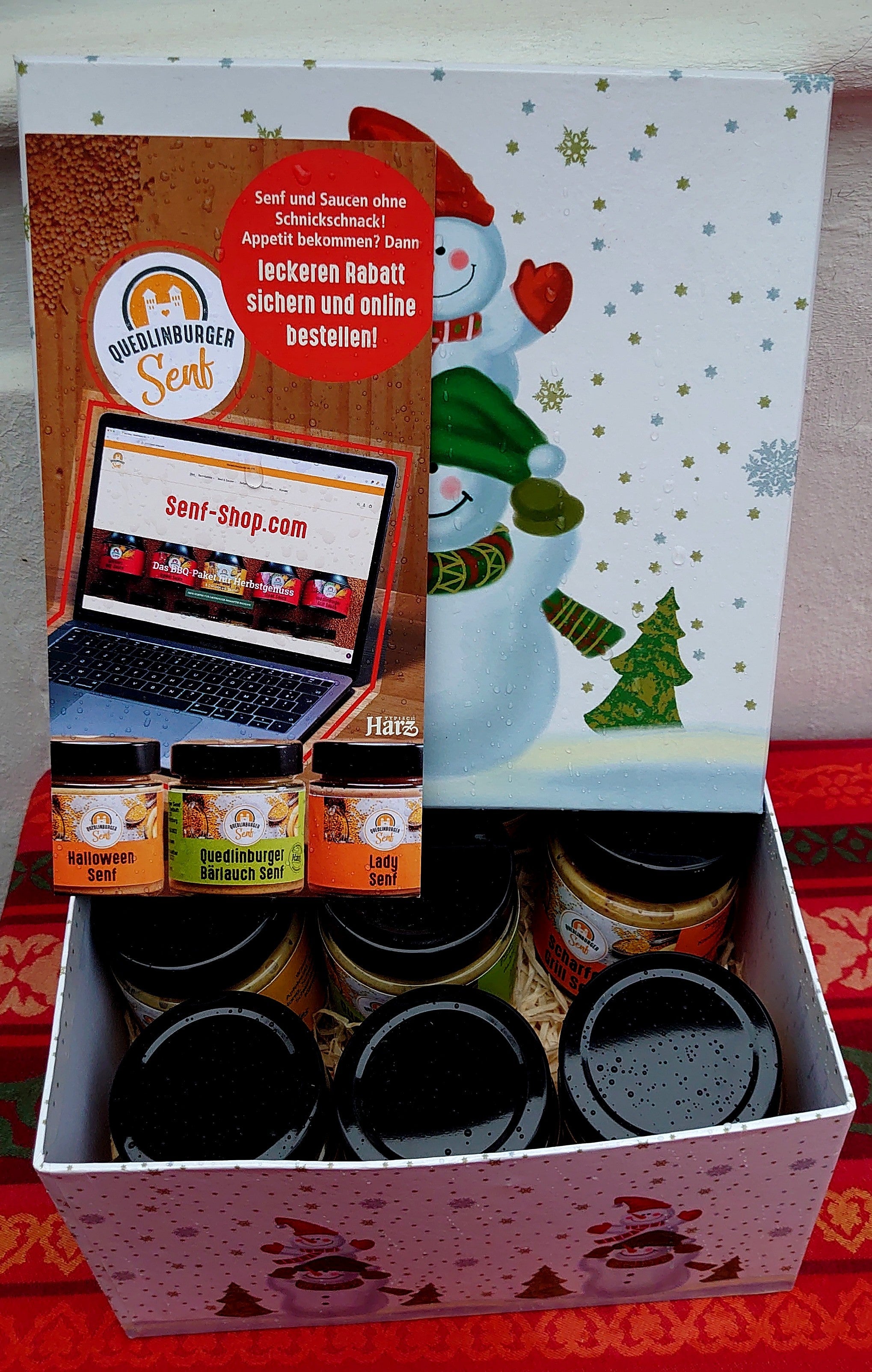 Weihnachts-Senf-Spezialitätenpaket senf-shop.com